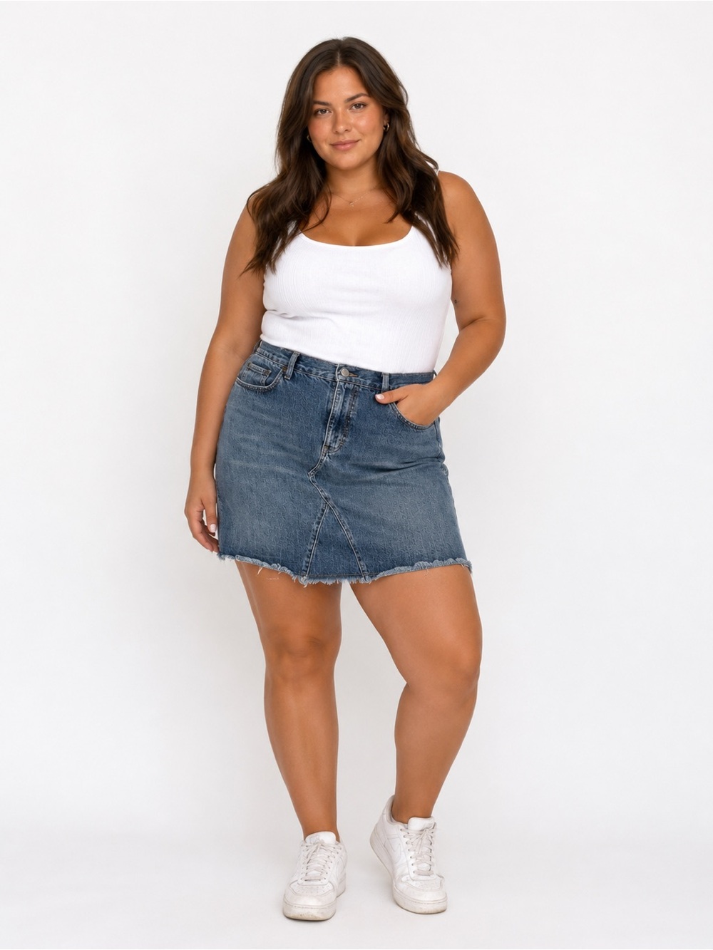Calvin Klein Denim Mini Skirt | Size 7
